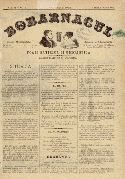 revista bobarnacul cu text caragiale cracanel