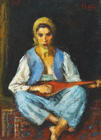 Iosif Iser Tătăroaică cu mandolină