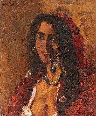 Octav Bancila Tânără țiganca