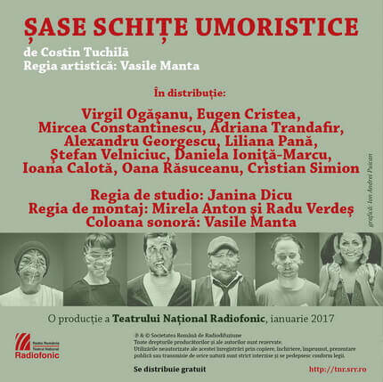grafica sase schite umoristice de costin tuchila