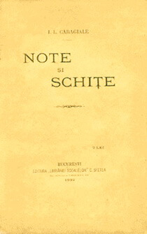 note si schite Editura Librariei Scoalelor 1892