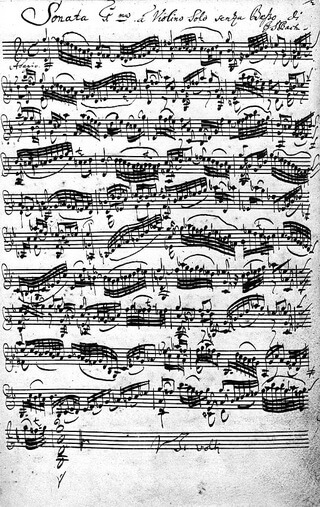 Bach autograf