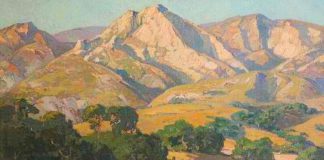 Franz Bischoff (1864–1929), ”Muntele Santa Barbara”, seara