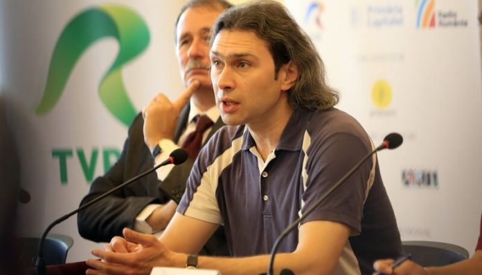 Vladimir Jurowski la conferința de presă. Foto Cătălina Filip