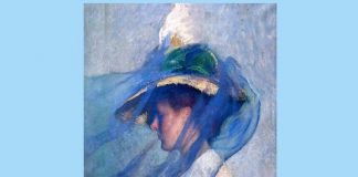 Edmund Charles Tarbell, ”Vălul albastru”, 1898