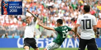 Lozano înscrie în meciul Germania – Mexic,.17 iunie 2018