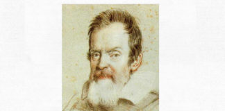 Galileo Galilei, portret în creion de Leoni, 1624