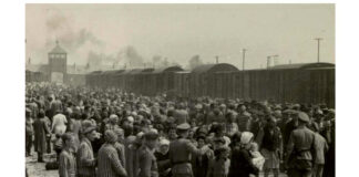 Selecție pe rampa de la Auschwitz-Birkenau, 1944