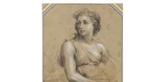 Simon Vouet, Studiu pentru muza Euterpe, 1634
