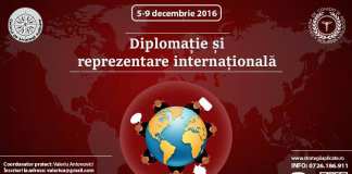 Curs intensiv de Diplomaţie şi reprezentare internaţională