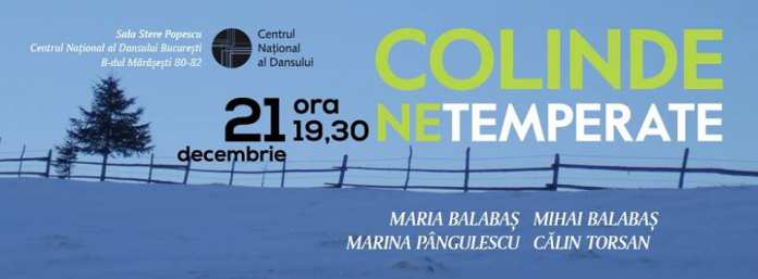 Concert Colinde Netemperate afis