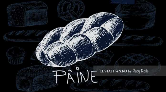 Pâine tradițională model desen