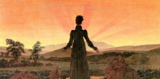Caspar David Friedrich Femeie privind răsăritul de soare