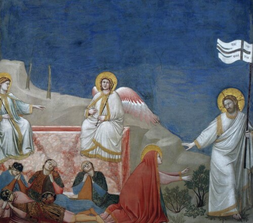 Giotto Invierea lui Christos Capela Scrovegni Padova 1304 1306