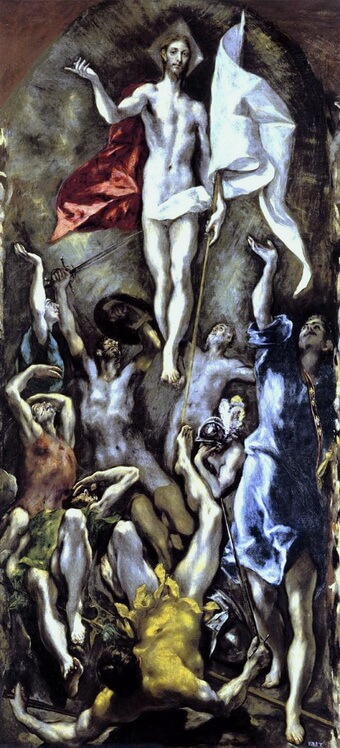 The Resurrection c.1595 - El Greco