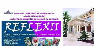 Știri: ”Reflexii”, expoziție de pictură (9 aprilie 2017) reflexii acuarela ARTAR