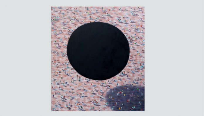 © Roman Tolici Dark Matter Over Lloret, 2016, ulei pe pânză