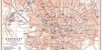 București, hartă de la 1900
