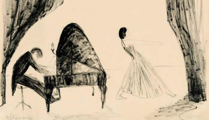 Alexander Camarro, ”Dansatoarea și Pianistul”, 1930