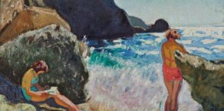 Jean Puy (8 noiembrie 1876–7 martie 1960), pictor fauvist francez, ”Femei care fac baie la Sauzon”