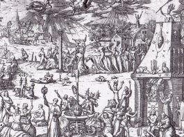 Dansul vrăjitoarelor in Trier (Foileton, 1594)