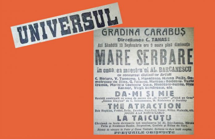 Mirela Nicolae Constantin Tanase revista teatru carabus leviathan.ro