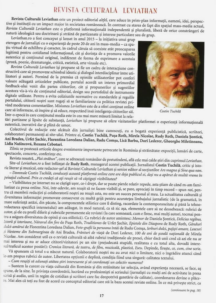 Plai strabun despre revista leviathan p 17