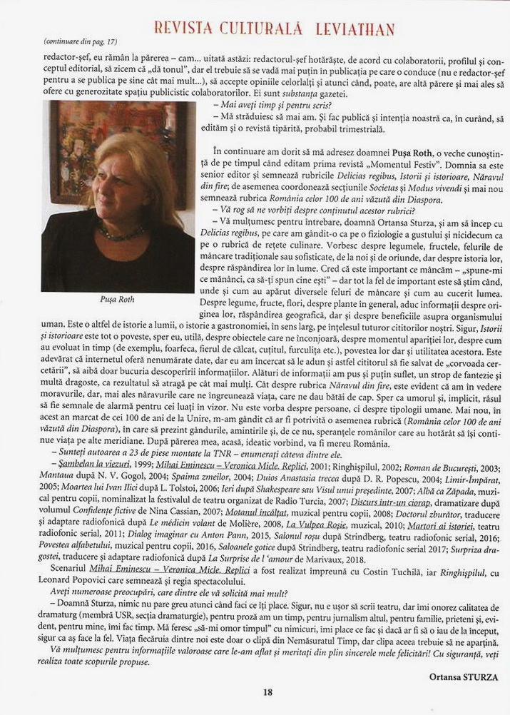 revista plai strabun despre revista leviathan p 18