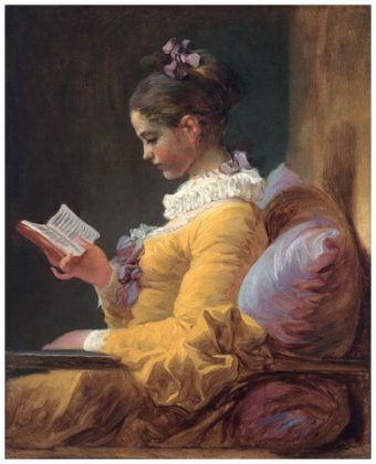 ”Tânără citind”, 1770
