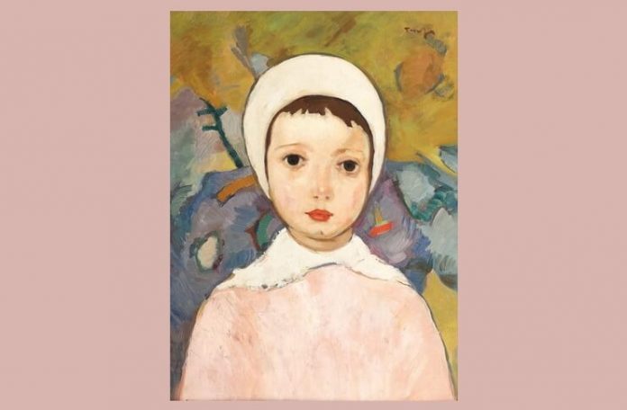 Nicolae Tonitza, ”Fetiță cu bonetă albă” Nicolae Tonitza, ”Fetiță cu bonetă albă”