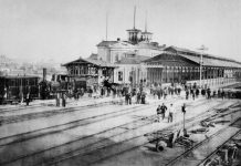 Gara de Nord, la inaugurarea din 13/25 septembrie 1872. Sursa foto: Muzeul CFR