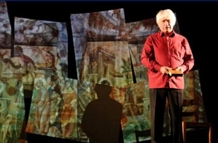 Emil Boroghină în spectacolul ”Treptele Unirii” Emil Boroghină în spectacolul ”Treptele Unirii”