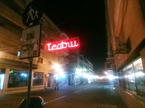 Pietonaala Teatrului ”Toma Caragiu” Ploiesti