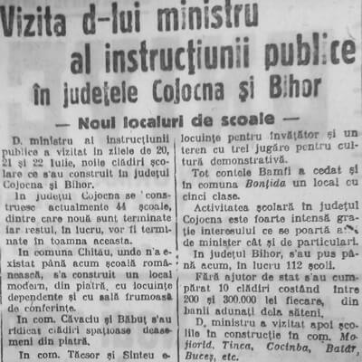 ziarul unversul cojocna