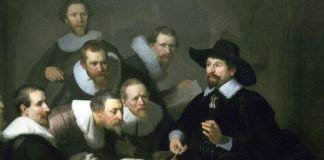 Lecția de anatomie a doctorului Nicolaes Tulp Rembrandt, ”Lecția de anatomie a doctorului Nicolaes Tulp”, Muzeul Mauritshuis, Haga