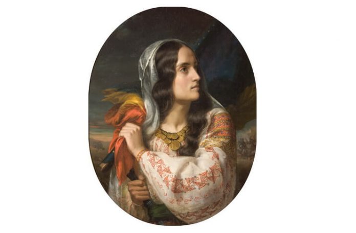 C. D. Rosenthal, ”România Revoluționară” (portretul Mariei Rosetti)