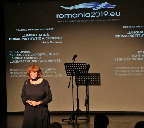 Managerul Teatrului ”Nottara”, Marinela Țepuș, gazda spectacolului