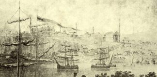 Brăila, gravură de Aloys von Saar, 1826