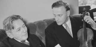George Enescu și Yehudi Menuhin