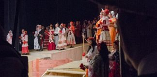 Imagine din spectacolul ”Carmen” de Georges Bizet, Opera Națională București. Fotografie de Sebastian Bucur