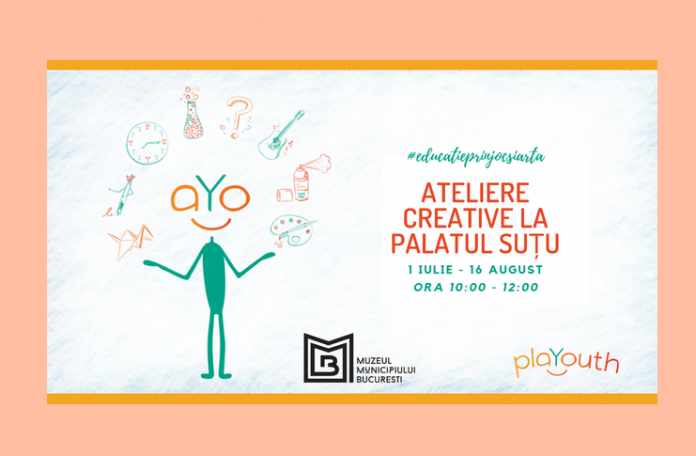 Ateliere creative la Palatul Suțu organizate de Asociația PlaYouth Ateliere creative la Palatul Suțu organizate de Asociația PlaYouth