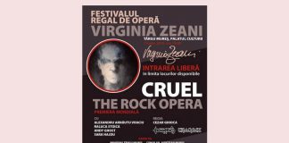 Știri: Opera rock ”Cruel” va avea premiera mondială la Târgu Mureș, în cadrul Festivalului Regal de Operă ”Virginia Zeani” (7 iunie 2019) opera rock cruel