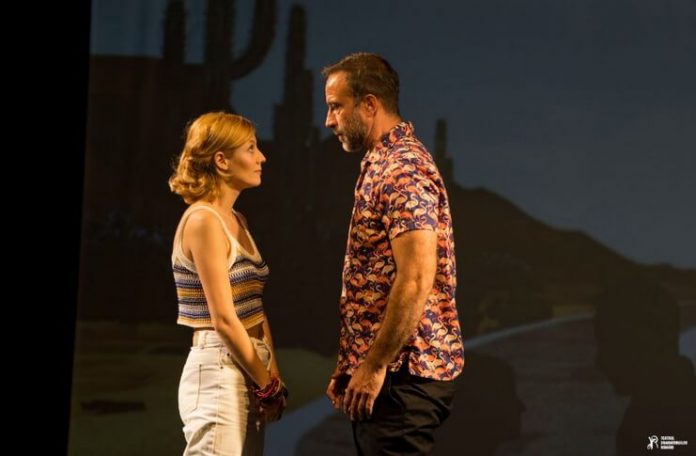 Ada Galeș și Șerban Pavlu în spectacolul ”Despre tandrețe” de Matei Vișniec, Teatrul Dramaturgilor Români din București