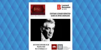 Știri: Concert-spectacol ”Centenar Leonard Bernstein – Seară de operă americană” (18 iulie 2019, București) centenar leonard bernstein mmb