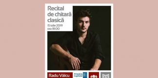 Știri: Radu Vâlcu, Recital de chitară clasică (15 iulie 2019, București) radu valcu chitara clasica mmb