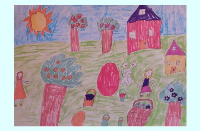 Desen de Marina- Karina-Christine Zaharia, 10 ani, grupul artistic ”Nino Nino”, Brăila Desen de Marina- Karina-Christine Zaharia, 10 ani, grupul artistic ”Nino Nino”, Brăila