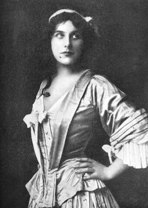 Geraldine Farrar &icirc;n rolul lui Manon din &rdquo;Manon&rdquo; de Jules Massenet, Metropolitan Opera New York, 1909 sau 1912