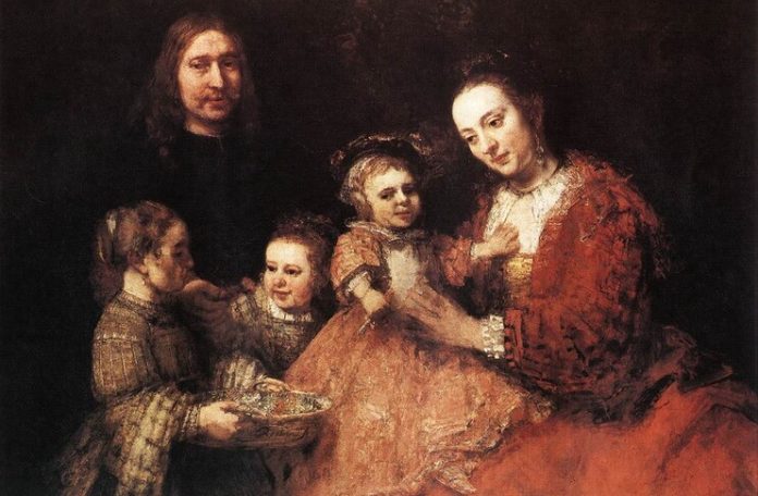 Rembrandt, ”Portret de familie”, cca 1668