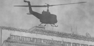 Știri: Reconstituire a ”drumului spre libertate şi democraţie” (22 decembrie 2019, București) elicopter