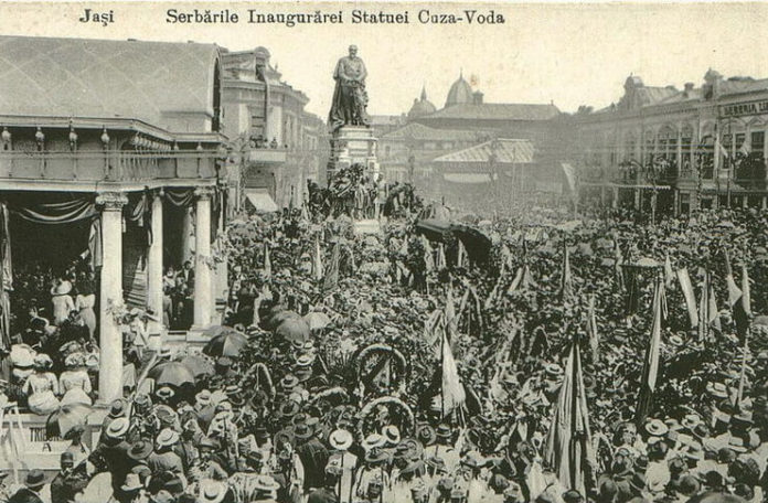 Inaugurarea statuii lui Alexandru Ioan Cuza la Iași, 27 mai 1912